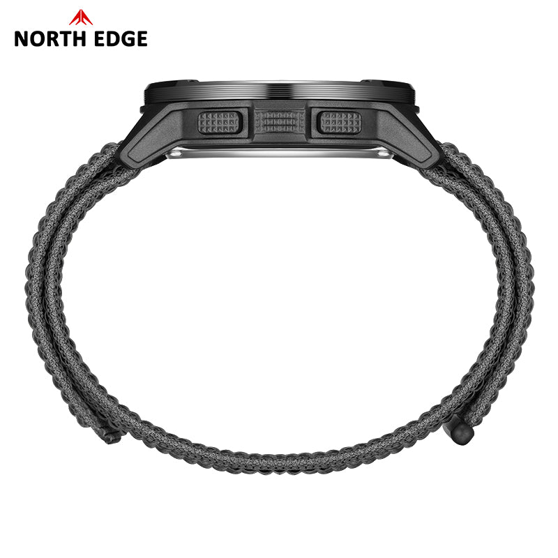 North Edge Outdoor Adventure Watch with Military Grade 5ATM TERRAX