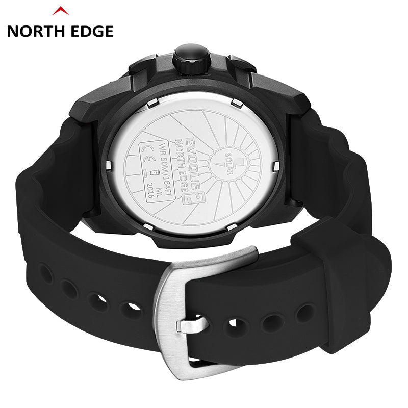 North Edge Light-driven watch eco drive military watch supplier Evoque 2