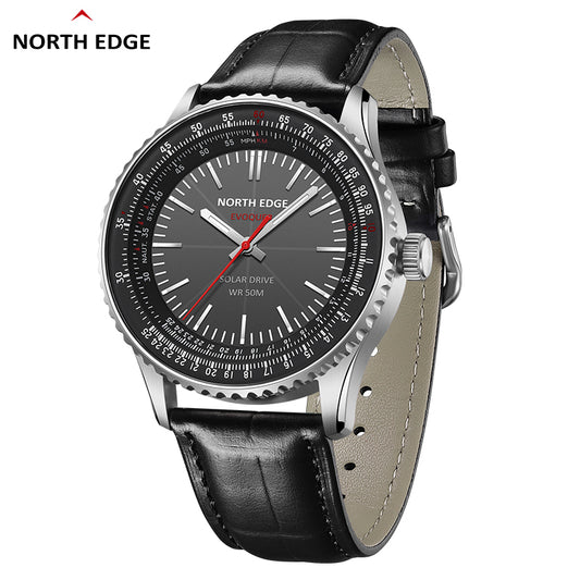 North Edge Chronograph watch classic aviation pilot watch EVOQUE 3