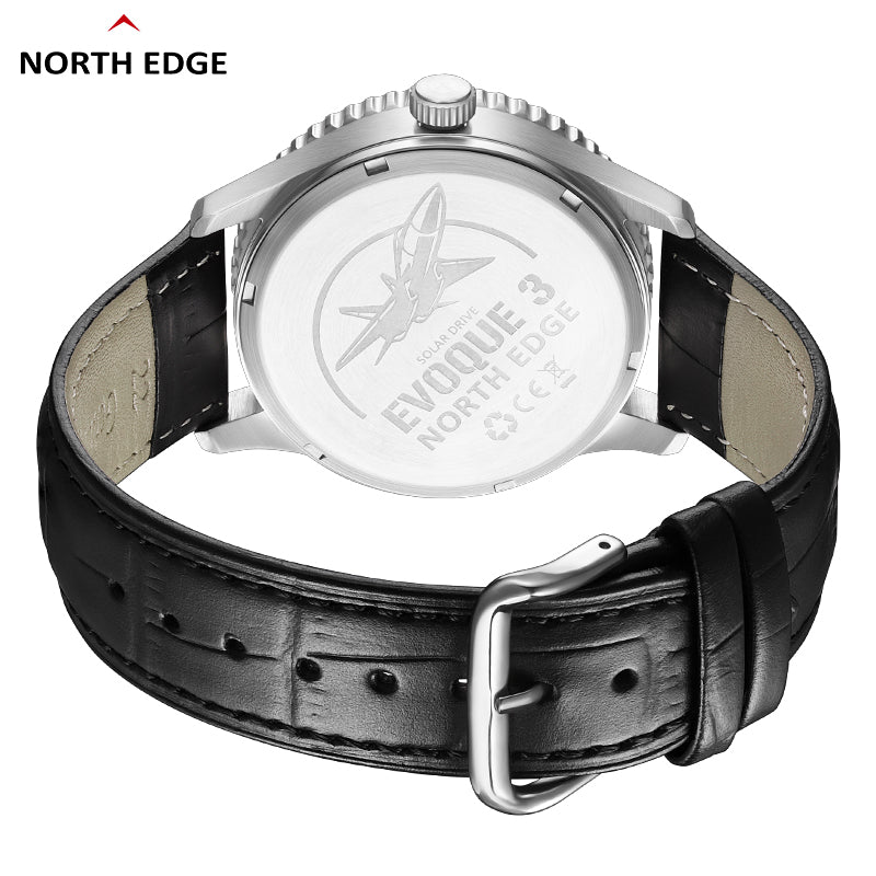 North Edge Chronograph watch classic aviation pilot watch EVOQUE 3