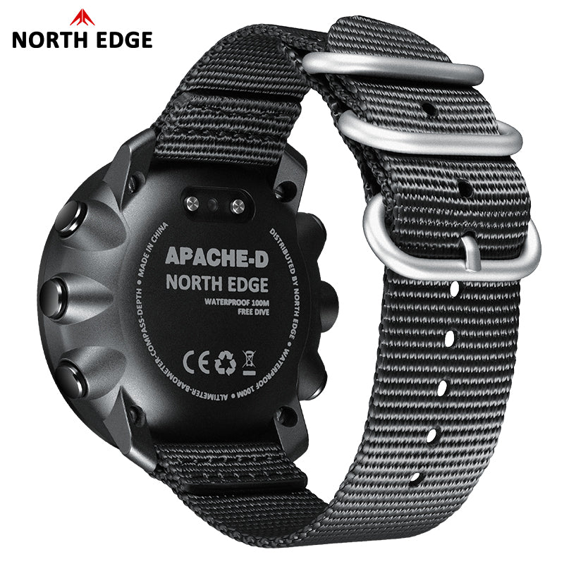 North Edge Altimeter & Weather Forecast Dive Watch Apache-D