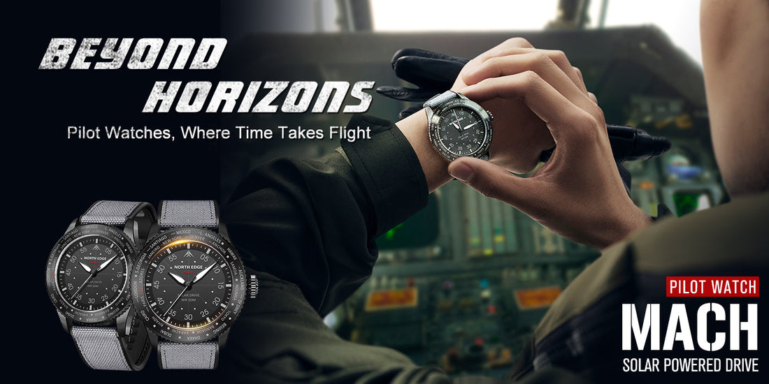 MACH: Your Ultimate Pilot Watch Powered by the Sun