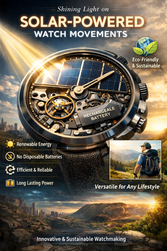 Shining Light on Solar-Powered Watch Movements: Sustainable Innovation in Timekeeping