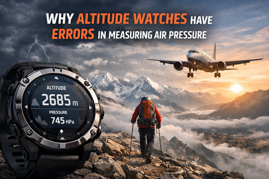 Why do watches have errors when measuring air pressure?