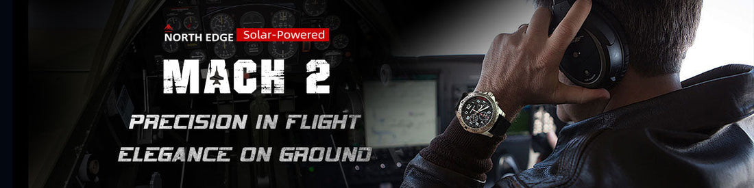 North Edge Solar-Powered Watch MACH 2 Unveiled
