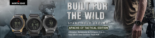 North Edge Launches APACHE-CF Tactical Outdoor Watch