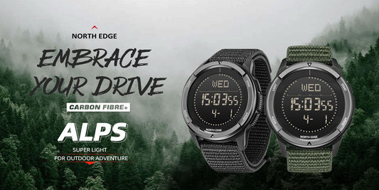 Experience Adventure with North Edge: Real Shots of the Ultimate Outdoor Watch--ALPS