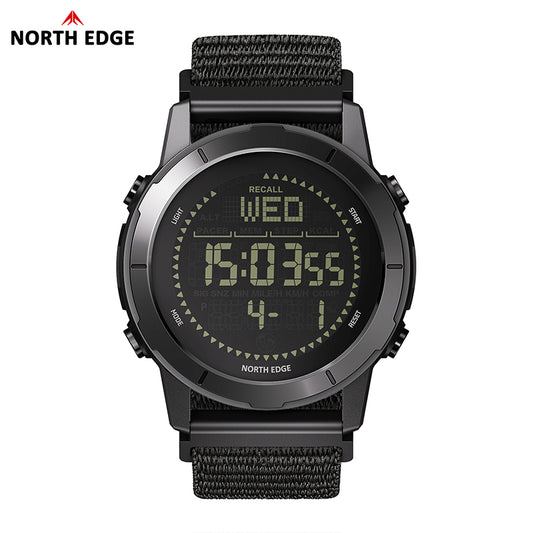 North Edge Ultralight Pedometer Compass 50M Waterproof Outdoor Watch LITECORE