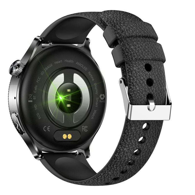 North Edge ECG Monitoring Blood Oxygen Tracking Sleep Analysis Always-On AMOLED Display T5
