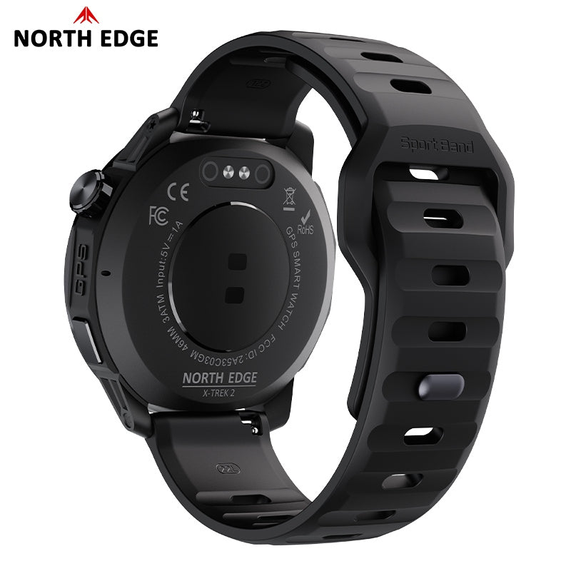 North Edge GPS watch outdoor advanture watch with bluetooth calling X-Trek 2