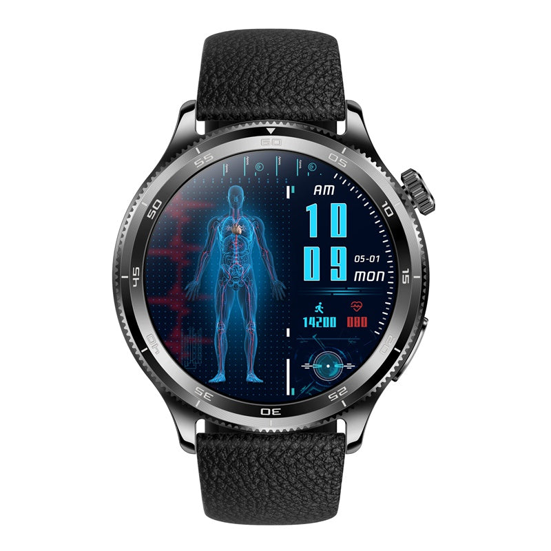 North Edge ECG Monitoring Blood Oxygen Tracking Sleep Analysis Always-On AMOLED Display T5