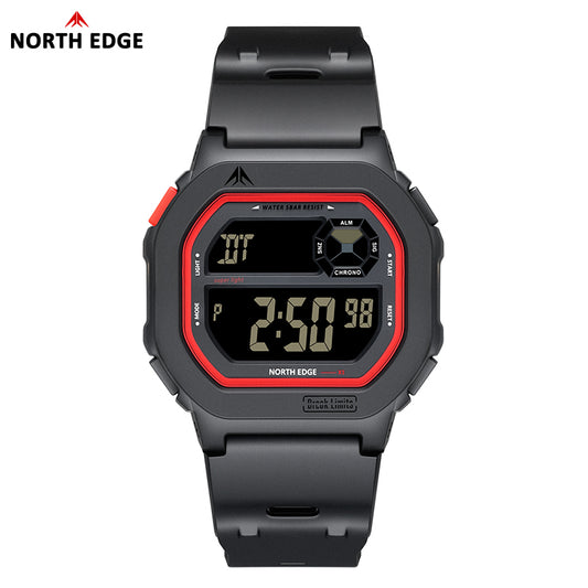 North Edge Sport Watch Dual Time Alarm Countdown X1