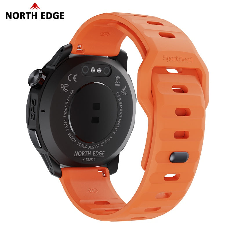 North Edge GPS watch outdoor advanture watch with bluetooth calling X-Trek 2