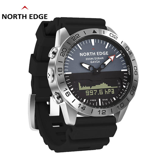 North Edge Affordable Hybrid Men’s Steel Dive Watch GAVIA