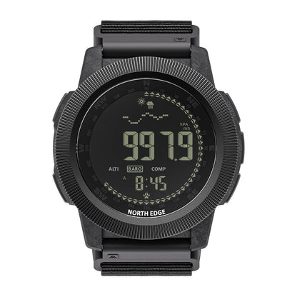 North Edge Altimeter Barometer Compass 50M Tactical Outdoor Watch APACHE-CF