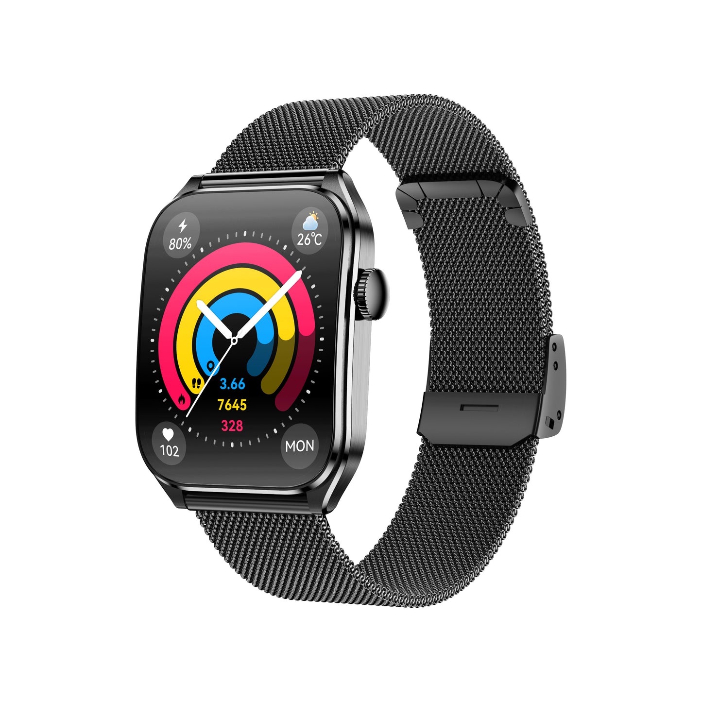1.93 inch Amoled curved display Multi-dimensional health monitoring IP67 waterproof Smart watch T2