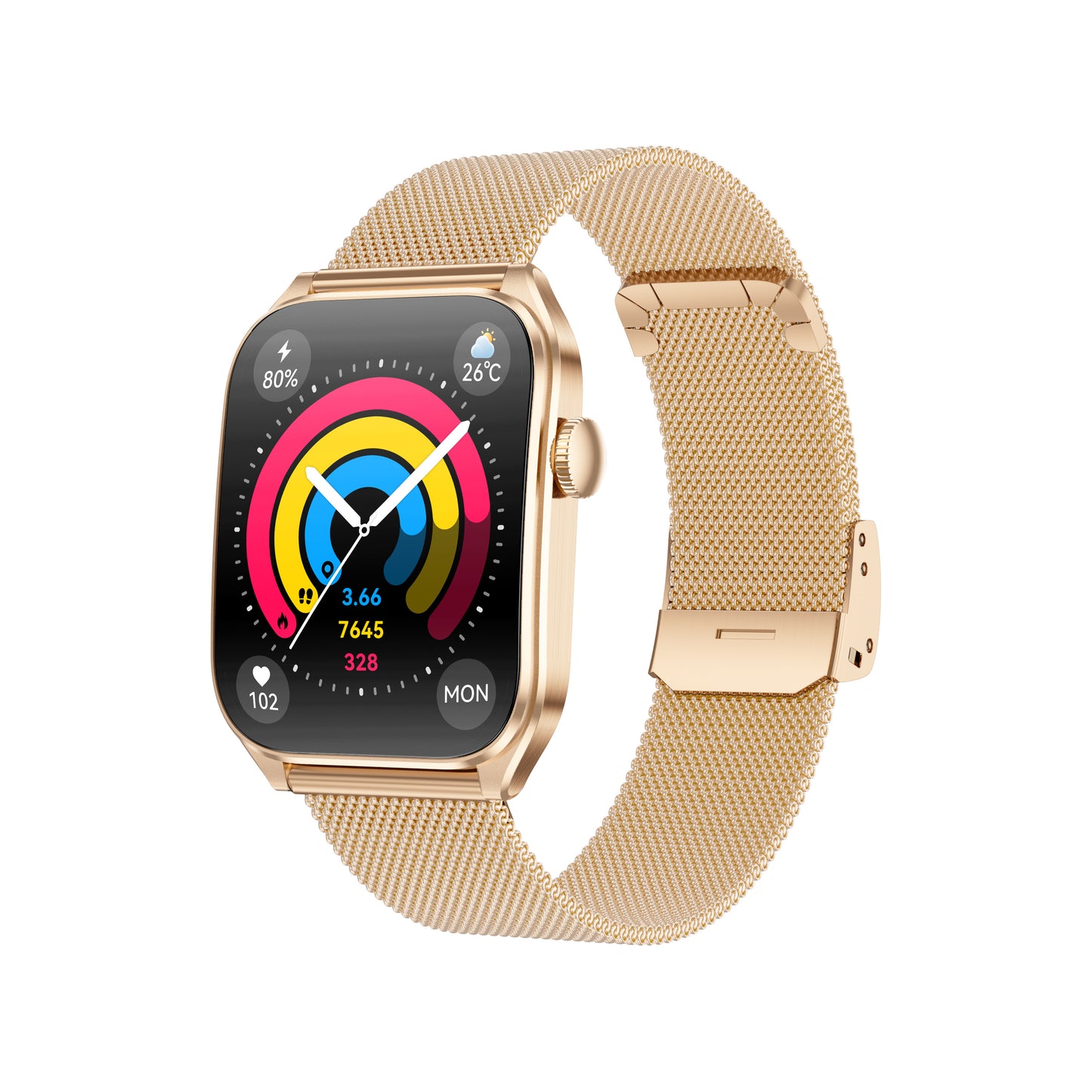 1.93 inch Amoled curved display Multi-dimensional health monitoring IP67 waterproof Smart watch T2