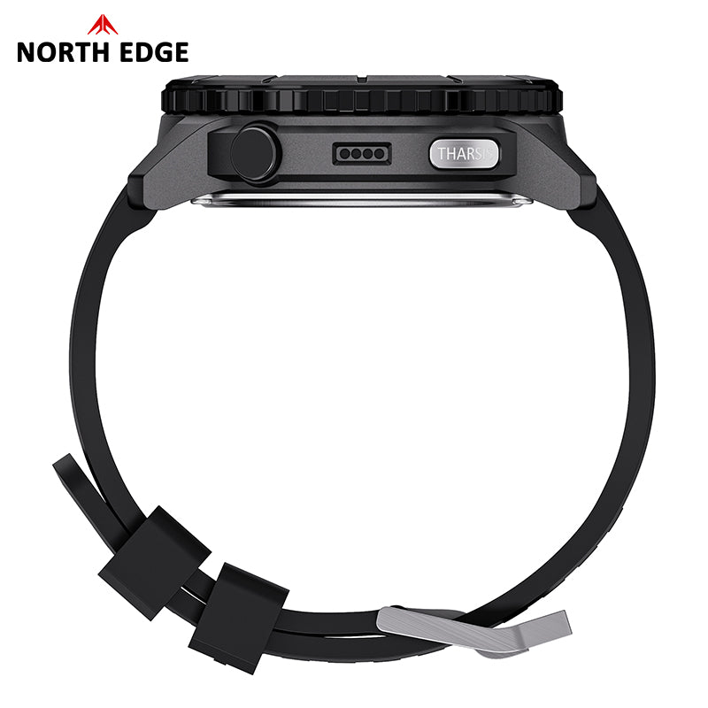 North Edge Compass Altimeter Barometer 50M Waterproof Outdoor Watch THARSIS