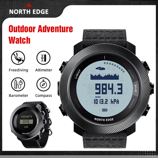 North Edge Altimeter & Weather Forecast Dive Watch Apache-D