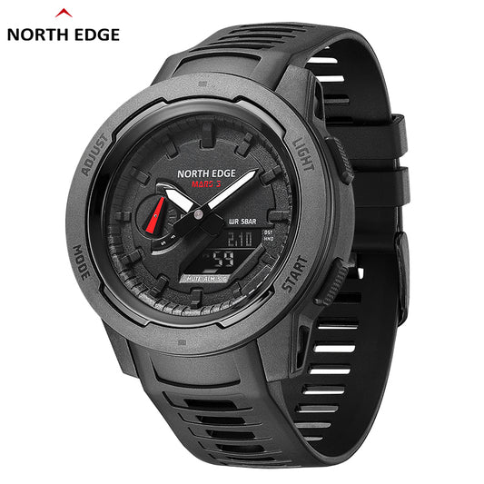 North Edge Digital analog wristwatch waterproof MARS 3