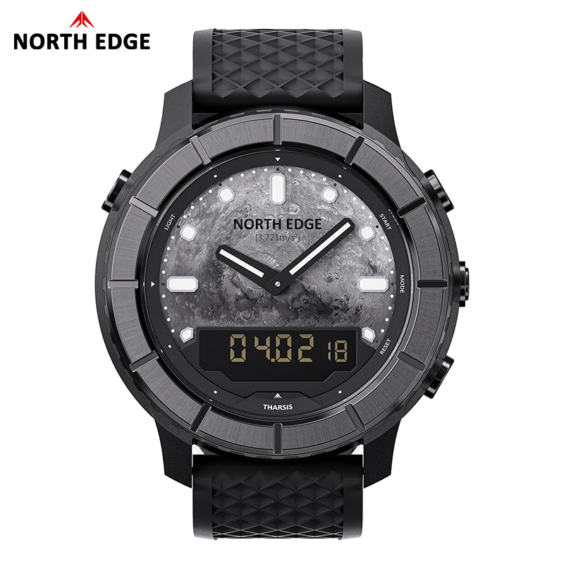 North Edge Compass Altimeter Barometer 50M Waterproof Outdoor Watch THARSIS