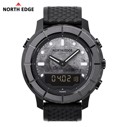 North Edge Compass Altimeter Barometer 50M Waterproof Outdoor Watch THARSIS