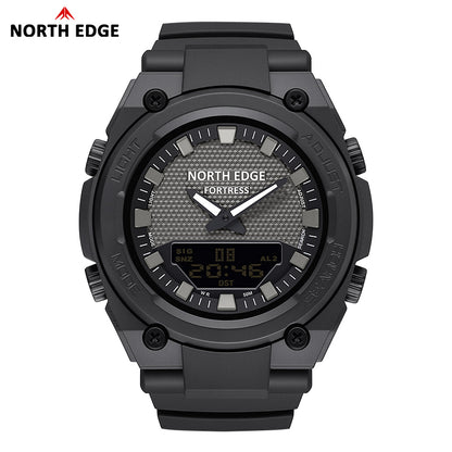 Dual-Display Analog Digital Stopwatch Countdown Luminous FORTRESS