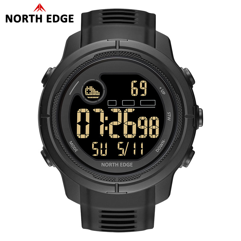 North Edge Outdoor Digital Watch Multi-Mode Tracking 24/7 Health Monitoring Mars 5