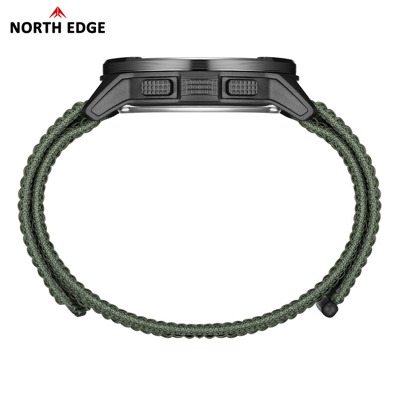 North Edge Outdoor Adventure Watch with Military Grade 5ATM TERRAX
