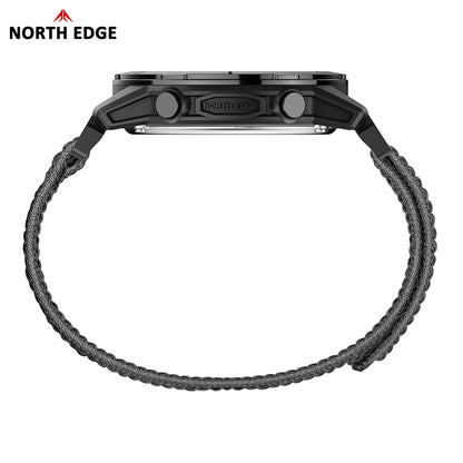 North Edge Ultralight Pedometer Compass 50M Waterproof Outdoor Watch LITECORE