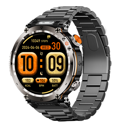 North Edge Titanium Strength HD Round Display 600mAh Power IP68 Waterproof HT30