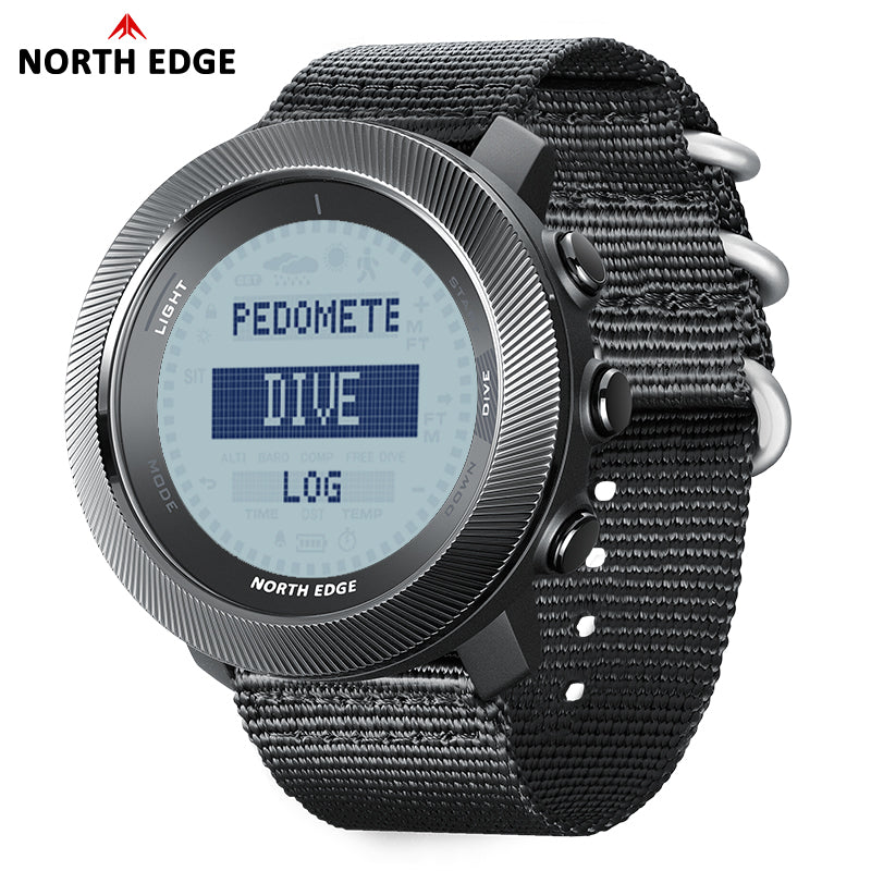 North Edge Altimeter & Weather Forecast Dive Watch Apache-D