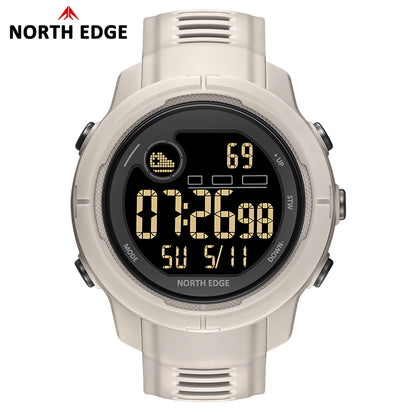 North Edge Outdoor Digital Watch Multi-Mode Tracking 24/7 Health Monitoring Mars 5