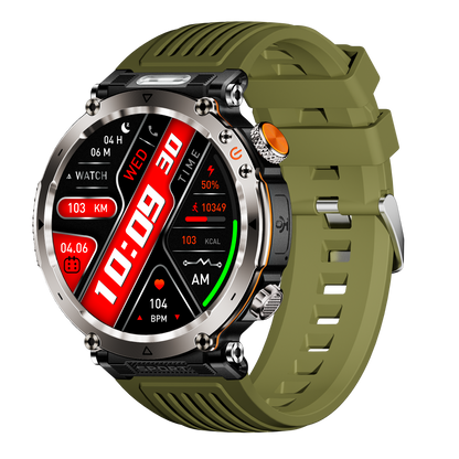 North Edge Titanium Strength HD Round Display 600mAh Power IP68 Waterproof HT30