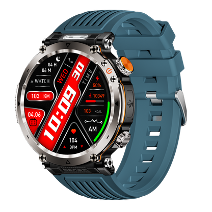 North Edge Titanium Strength HD Round Display 600mAh Power IP68 Waterproof HT30
