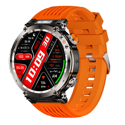 North Edge Titanium Strength HD Round Display 600mAh Power IP68 Waterproof HT30