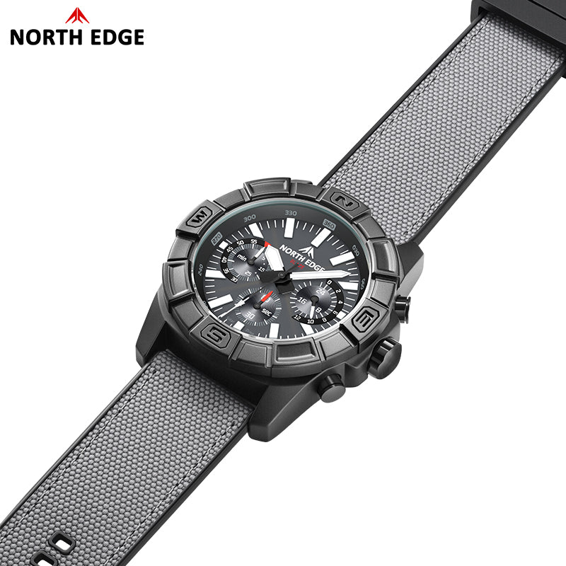 North Edge Solar quartz watch eco-drive power watch Blaze