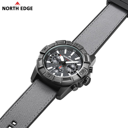 North Edge Solar quartz watch eco-drive power watch Blaze