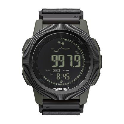 North Edge Altimeter Barometer Compass 50M Tactical Outdoor Watch APACHE-CF