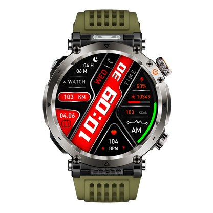 North Edge Titanium Strength HD Round Display 600mAh Power IP68 Waterproof HT30