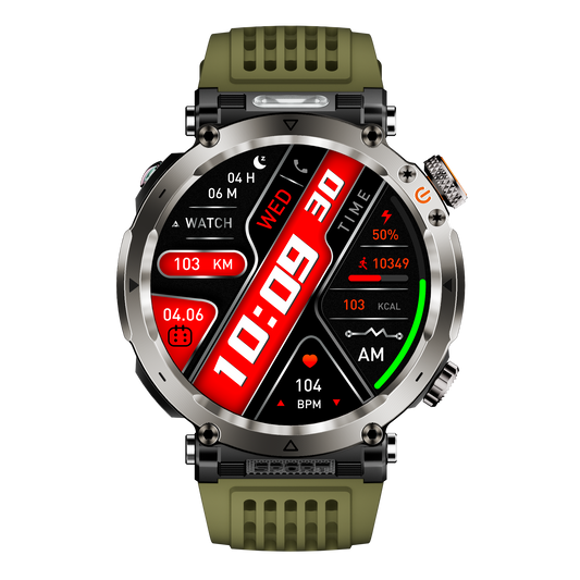 North Edge Titanium Strength HD Round Display 600mAh Power IP68 Waterproof HT30