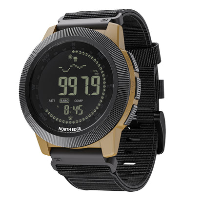North Edge Altimeter Barometer Compass 50M Tactical Outdoor Watch APACHE-CF