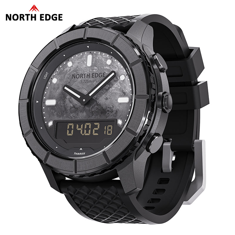 North Edge Compass Altimeter Barometer 50M Waterproof Outdoor Watch THARSIS