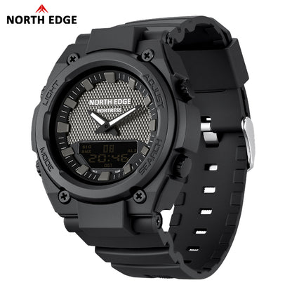 Dual-Display Analog Digital Stopwatch Countdown Luminous FORTRESS