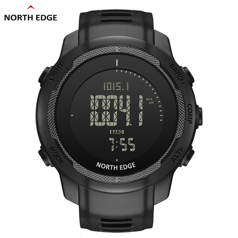 North Edge Black military army outdoor watch VERTICO