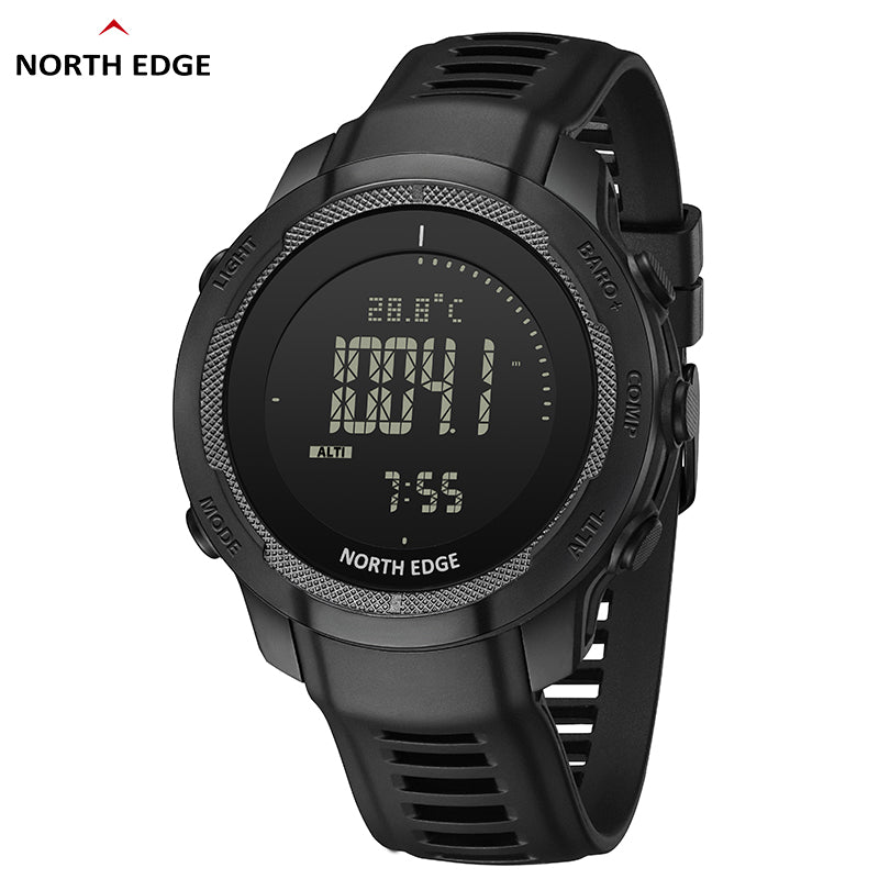North Edge Black military army outdoor watch VERTICO