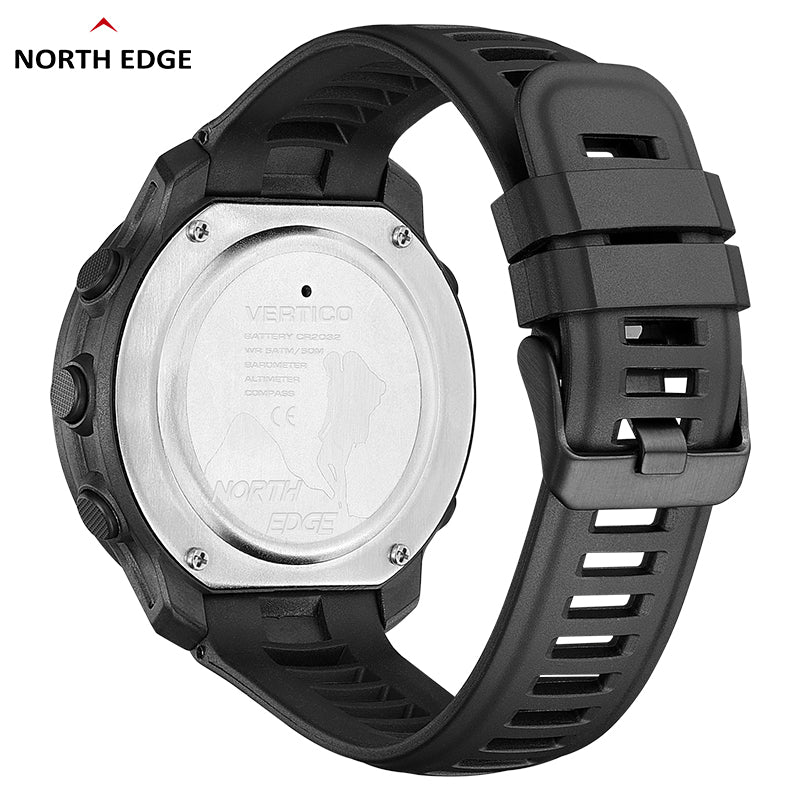 North Edge Black military army outdoor watch VERTICO