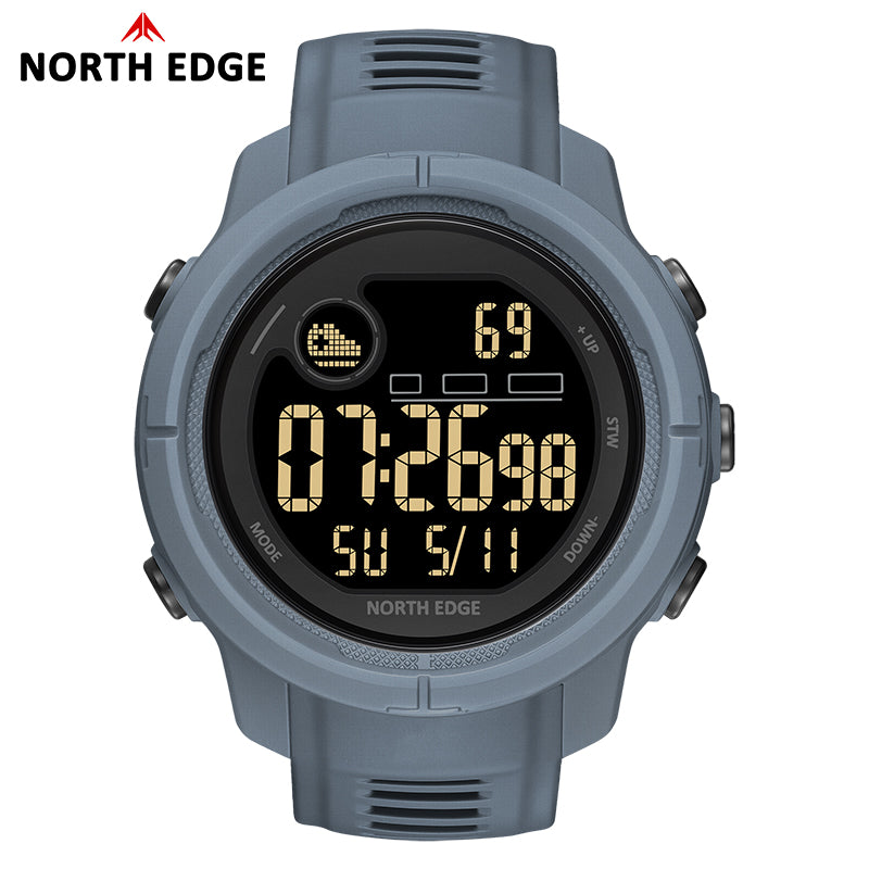North Edge Outdoor Digital Watch Multi-Mode Tracking 24/7 Health Monitoring Mars 5
