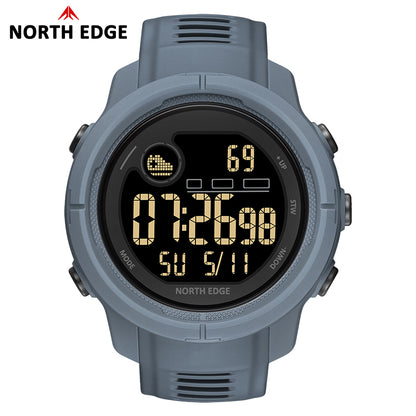 North Edge Outdoor Digital Watch Multi-Mode Tracking 24/7 Health Monitoring Mars 5