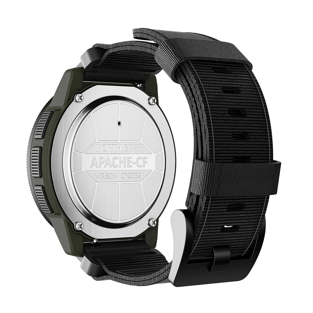 North Edge Altimeter Barometer Compass 50M Tactical Outdoor Watch APACHE-CF